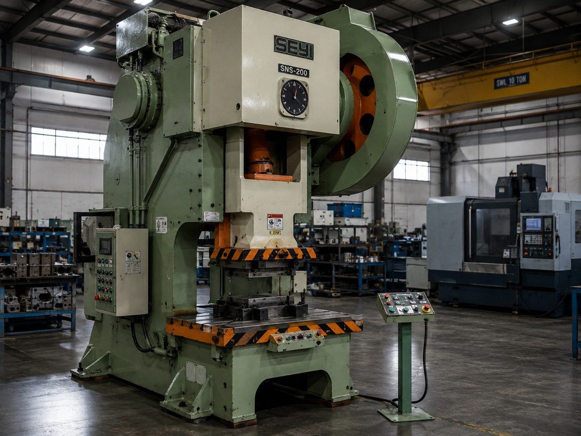 Aurevia mechanical stamping press on the production floor