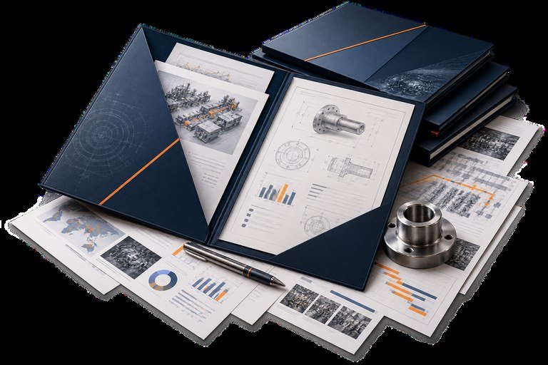 Aurevia engineering documentation, drawings and a machined component