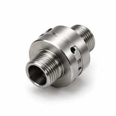 Aurevia precision-machined threaded adapter